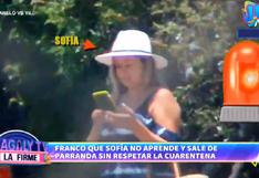 Sofía Franco no respeta cuarentena tras regresar de México | VIDEO