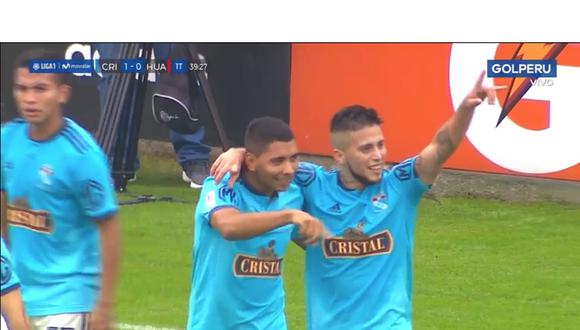 Sporting Cristal: Cristian Palacios puso el 1-0 ante Sport Huancayo en el Gallardo | VIDEO