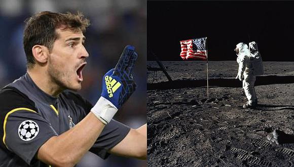 Iker Casillas víctima de memes por creer que el hombre no llegó a la luna