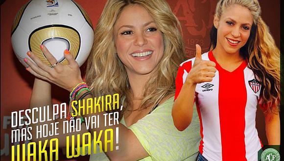 Chapecoense 'trolleó' a Shakira por eliminación de Junior (VIDEO)