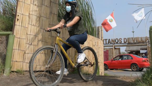 Quienes lleguen en bicicleta pagarán la mitad por el ingreso a los Pantanos de Villa. (Foto: MML)