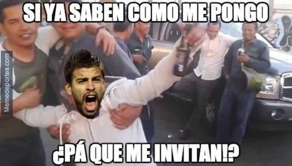 Barcelona: Gerard Piqué y los divertidos memes tras provocación a Kevin Roldán
