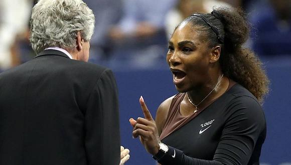 Serena Williams será multada por agredir verbalmente a árbitro