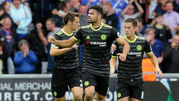 Premier League: Chelsea rescató empate gracias a Diego Costa