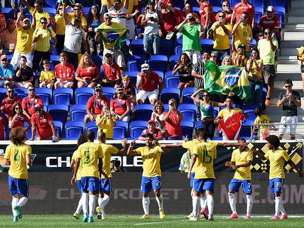 Amistoso FIFA: Selección de Brasil derrotó 1-0 a Costa Rica [VIDEO]