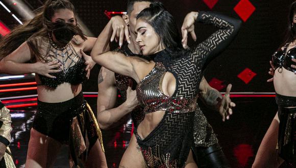 Vania Bludau defiende su baile en "Reinas del show". (Foto: GV Producciones)