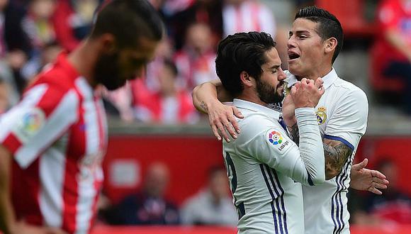 Real Madrid venció al Gijón 2-3 con dos golazos de Isco [VIDEO]