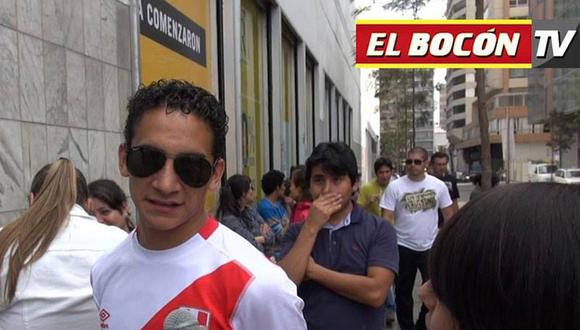Hinchas hacen largas colas para comprar entradas del Perú Vs. Chile [VIDEO]