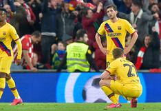 Barcelona perdió en los descuentos ante Athletic de Bilbao y quedó fuera de la Copa del Rey