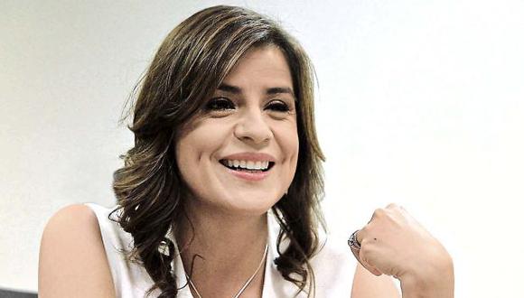 La periodista, Clara Elvira Ospina celebró el gol de cabeza de Yerry Mina.
