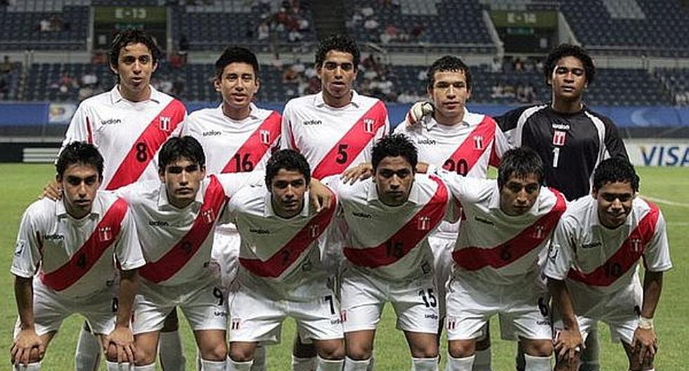 La primera y única selección peruana Sub17 que jugó un Mundial