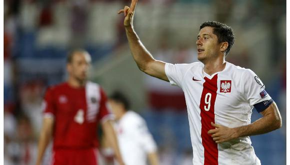 Euro 2016: Polonia aplastó 8-1 a Gibraltar con doblete de Lewandowski [VIDEO]