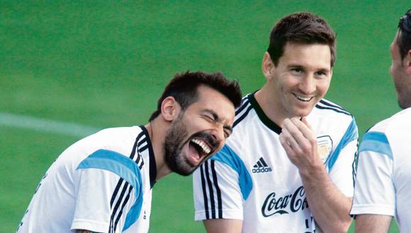Copa América: las payasadas de Lavezzi en la foto oficial de Argentina [VIDEO]