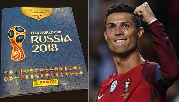 Cristiano Ronaldo: así luce en el álbum Panini del Mundial Rusia 2018