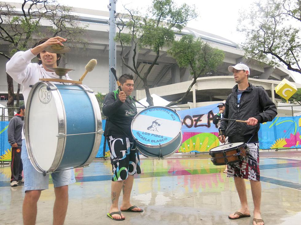 Mundial Brasil 2014: Hinchas argentinos se hacen sentir en el Maracaná [FOTOS]