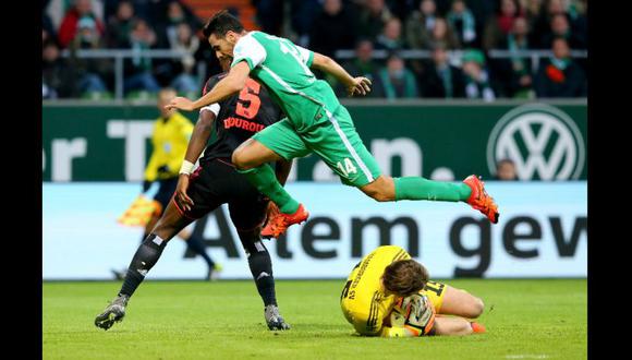 Claudio Pizarro: Werder Bremen cayó ante Hamburgo por la Bundesliga [VIDEO]
