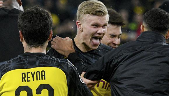 Borussia Dortmund: Erling Haaland rompe récord histórico de Adriano tras doblete al PSG en la Champions League (Photo by SASCHA SCHUERMANN / AFP)