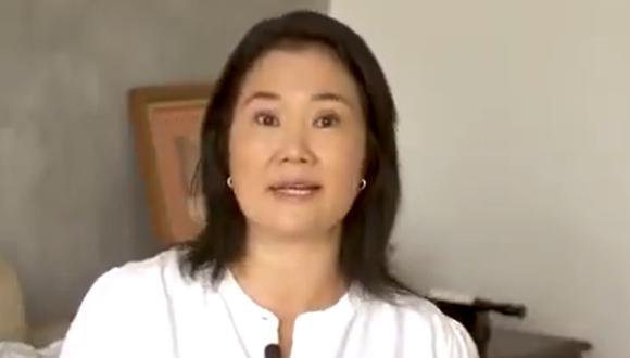 Keiko Fujimori volvió a responder a sus críticos.