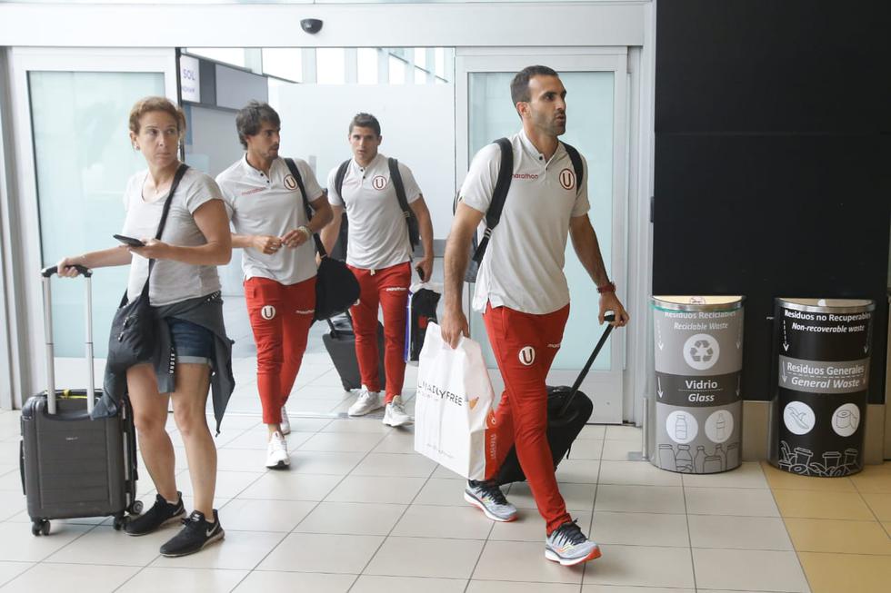 Universitario de Deportes llegó a Lima para preparar su partido de presentación en la 'Noche Crema'. Fotos: Jesús Saucedo / GEC