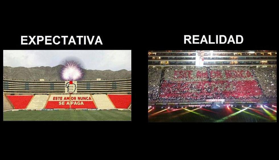 Noche crema: Los divertidos memes que dejó el mosaico de hinchas cremas