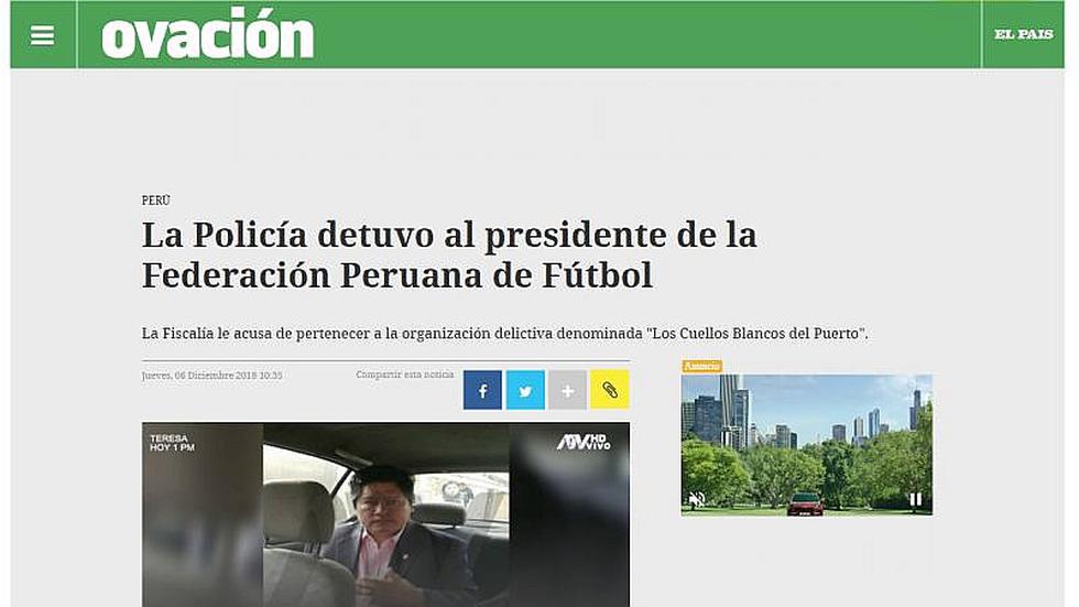 Así informó la prensa internacional detención de Edwin Oviedo
