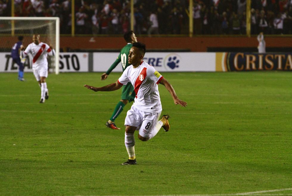 El 31 de agosto del 2017, nuestra selección se impuso por 2-1 sobre la selección boliviana con goles de Christian Cueva y Edison Flores. Esta es nuestra última victoria por Eliminatorias ante los del altiplano. (Foto GEC Archivo)