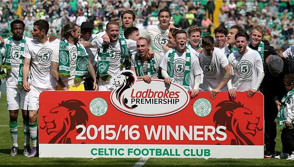 Celtic logra su quinto título consecutivo en la Liga escocesa