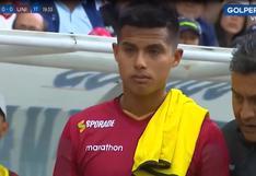 Universitario vs. UTC | Anthony Osorio dejó el campo llorando luego de recibir un codazo | VIDEO