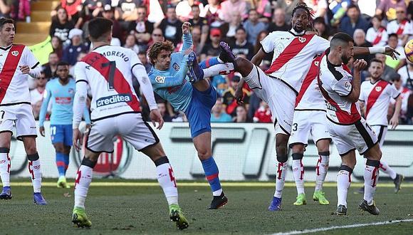Sin Luis Advíncula: Rayo Vallecano cayó 0-1 ante el Atlético de Madrid 