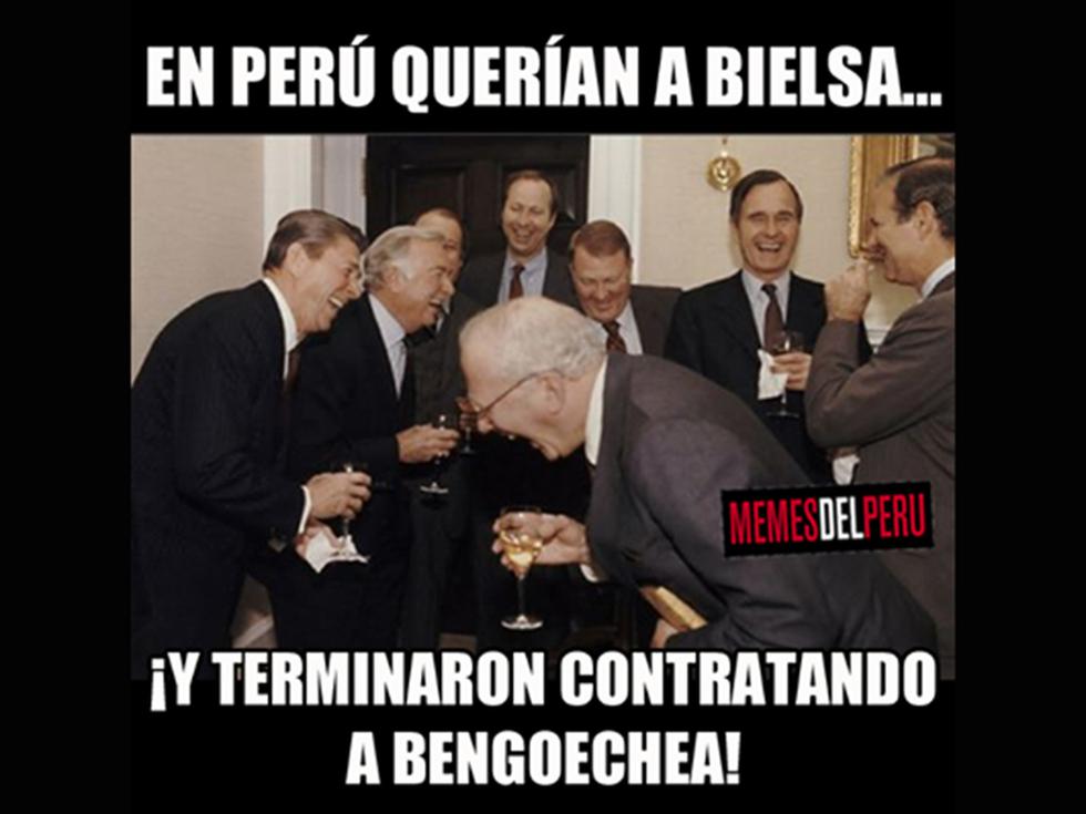 Los memes tras la negativa de Bielsa y el nombramiento de Bengoechea como DT de Perú
