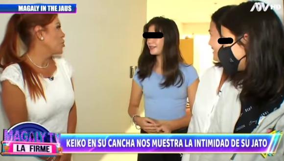 Keiko Fujimori fue entrevistada por Magaly Medina en la intimidad de su hogar junto a sus dos menores hijas que no se perdonaron nada y se ‘echaron’ en vivo y en directo