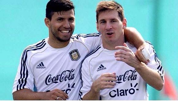 Lionel Messi: 'Kun'Agüero' llegó a Argentina para boda 