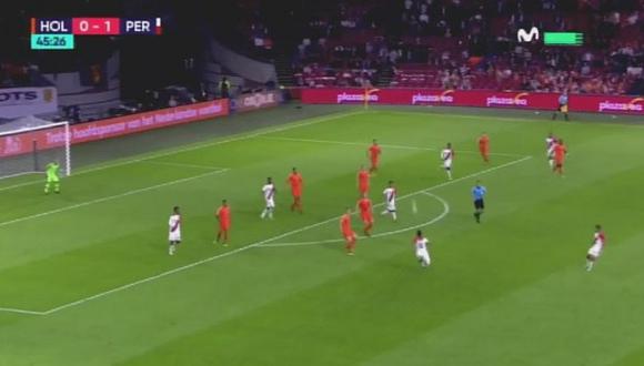 Perú vs. Holanda: el impresionante remate de Trauco que casi acaba en gol