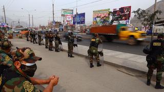 Paro de transportistas: así policías y militares resguardan la Carretera Central tras retiro de manifestantes | FOTOS