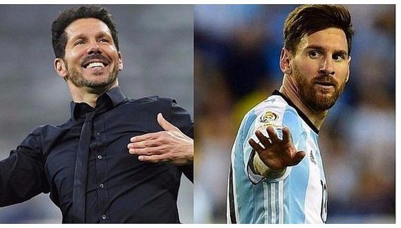 Diego Simeone: "Con Messi no tengo ninguna relación"