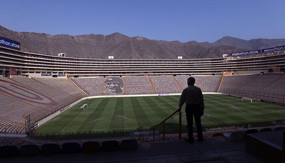 Así luce el estadio Monumental de Lima a 15 días de la final de la Copa Libertadores. (Foto: Twitter Lima 2019)