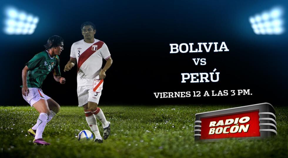 Revive en RadioBocón el Bolivia 1-1 Perú 
