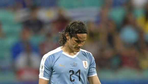Edinson Cavani quedó fuera de la convocatoria de Uruguay para las Eliminatorias. (Foto: AFP)