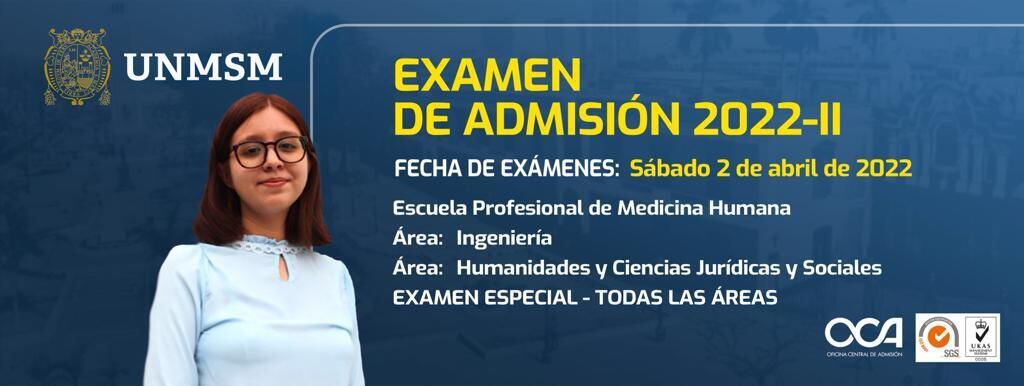 El sábado 2 de abril se completará el proceso de examen de admisión 2022-II
