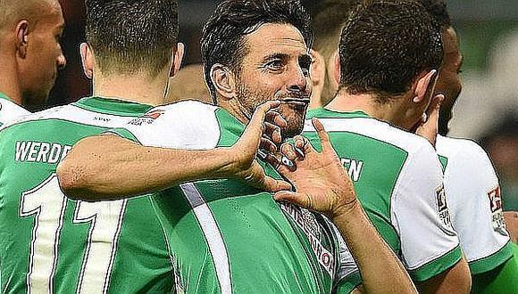 Claudio Pizarro quiere seguir batiendo récords con Werder Bremen 