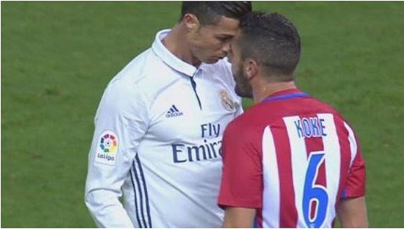 Real Madrid: Cristiano Ronaldo protagonizó esta pelea con Koke [VIDEO]