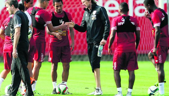 Selección Peruana: Ricardo Gareca muy riguroso con la defensa