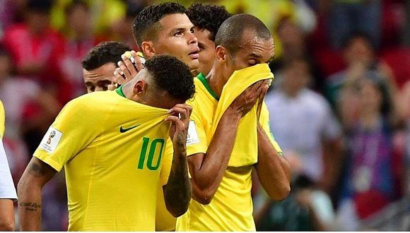 Revelan qué pasó en el vestuiario brasileño post eliminación del mundial