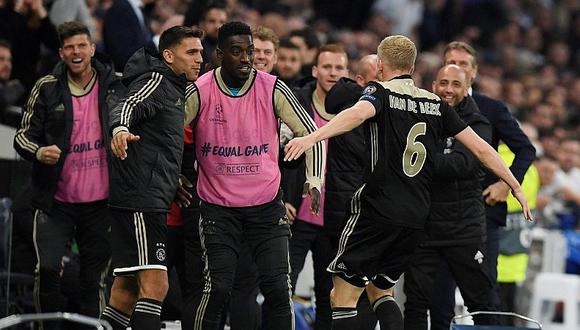 Ajax derrotó 1-0 al Tottenham en el partido por las semifinales de la Champions League