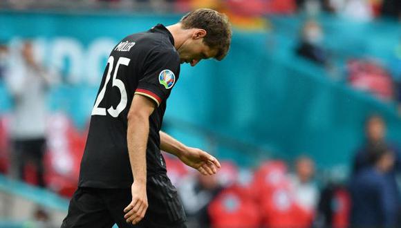 Thomas Müller señaló a Joachim Löw tras la eliminación de Alemania en la Eurocopa. (Foto: AFP)