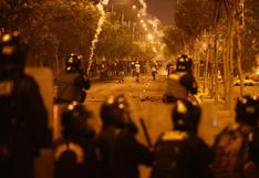 Ministro del Interior defendió el uso masivo de bombas lacrimógenas de la Policía contra manifestantes 
