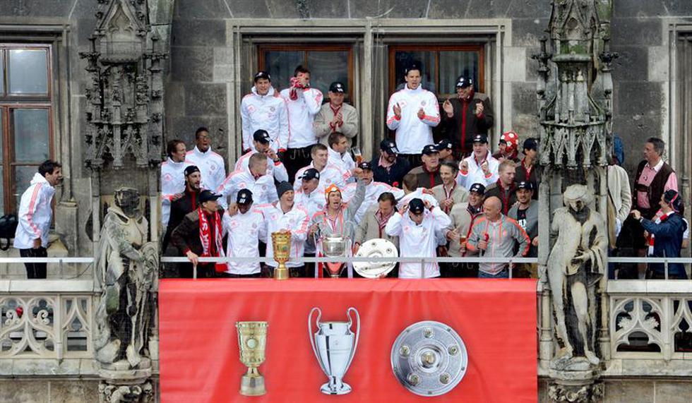 Mira las celebraciones del Bayern Munich con los tres trofeos [FOTOS]