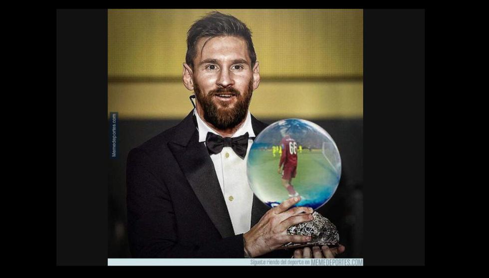 Messi y Cristiano, protagonistas: los mejores memes de la ceremonia del Balón de Oro 2019. (Facebook)