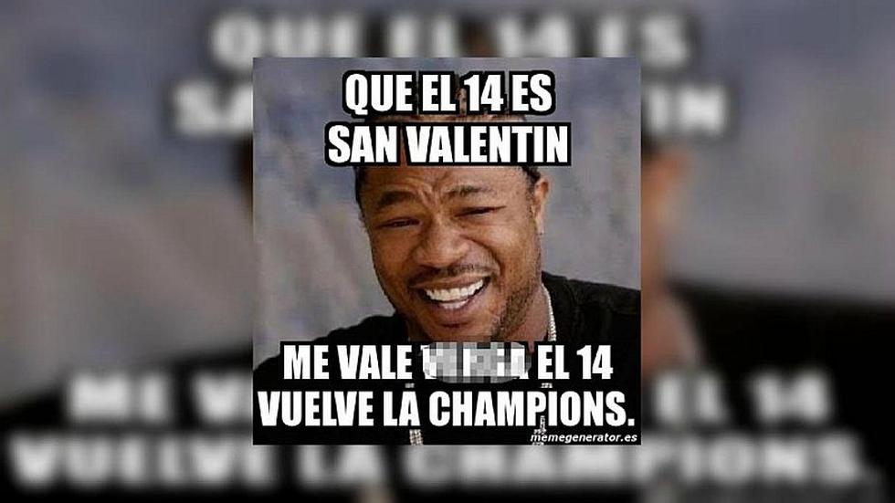 San Valentín y los memes más divertidos por la Champions League [FOTOS]