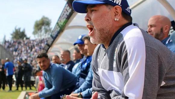 Gimnasia vs. Racing: Diego Maradona quedó inmóvil tras el 2-1 de la "Academia" en la Superliga Argentina | VIDEO